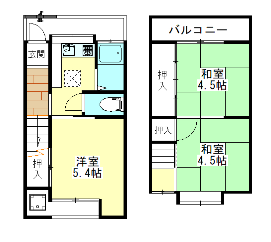賃貸物件間取り1